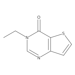 3-ethyl-3H,4H-thieno[3,2-d]pyrimidin-4-one结构式
