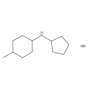 N-cyclopentyl-4-methylcyclohexanamine hydrobromide结构式