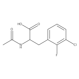 3-(3-Chloro-2-fluorophenyl)-2-acetamidopropanoic acid结构式