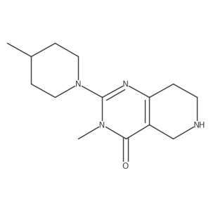 3-Methyl-2-(4-methylpiperidin-1-yl)-5,6,7,8-tetrahydropyrido[4,3-d]pyrimidin-4(3H)-one Structure