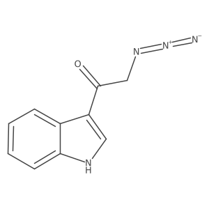 2-azido-1-(1H-indol-3-yl)ethanone结构式