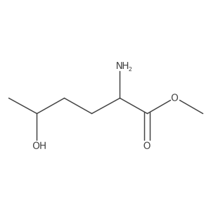 Methyl 2-amino-5-hydroxyhexanoate Structure