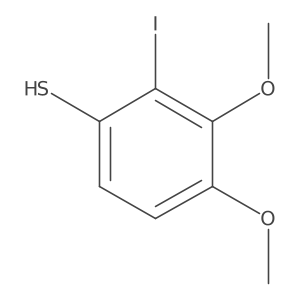 Benzenethiol, 2-iodo-3,4-dimethoxy-结构式