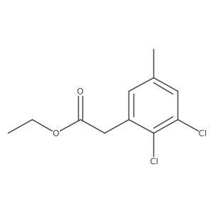 Ethyl 2,3-dichloro-5-methylphenylacetate Structure