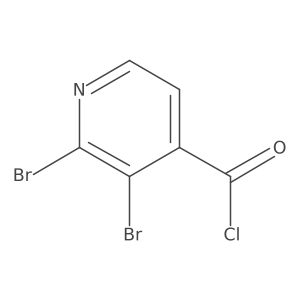 2,3-Dibromopyridine-4-carbonyl chloride Structure