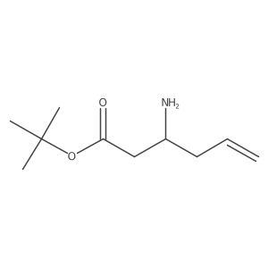 tert-Butyl 3-aminohex-5-enoate结构式