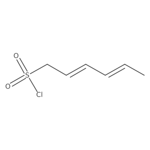Hexa-2,4-diene-1-sulfonyl chloride结构式