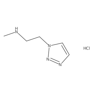 N-methyl-2-(1H-1,2,3-triazol-1-yl)ethan-1-amine hydrochloride结构式