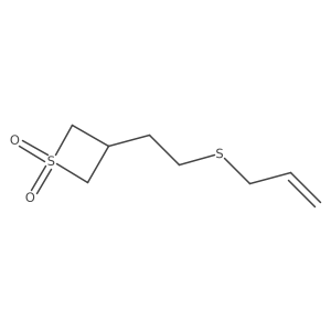 3-(2-(Allylthio)ethyl)thietane1,1-dioxide结构式