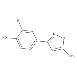4-(5-Amino-1,2-oxazol-3-yl)-2-fluorophenol Structure