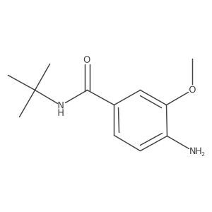 4-amino-N-tert-butyl-3-methoxybenzamide Structure