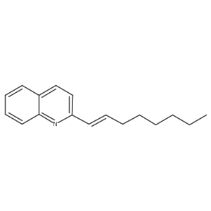 2-(1E)-1-Octen-1-ylquinoline结构式