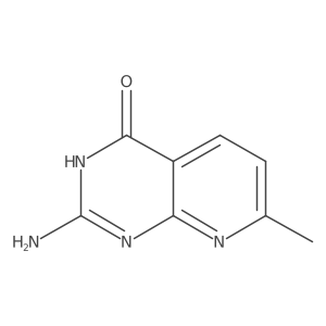 2-Amino-7-methylpyrido[2,3-d]pyrimidin-4(1H)-one结构式