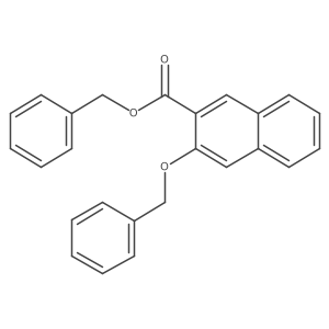 Benzyl 3-(benzyloxy)naphthalene-2-carboxylate Structure