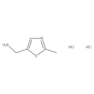 (2-Methylthiazol-5-yl)methanamine dihydrochloride Structure