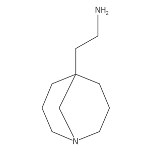 2-{1-Azabicyclo[3.3.1]nonan-5-yl}ethan-1-amine结构式