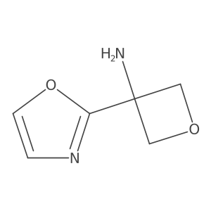 3-(1,3-Oxazol-2-yl)oxetan-3-amine Structure