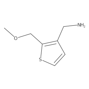 [2-(Methoxymethyl)thiophen-3-yl]methanamine Structure