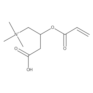[(2R)-3-carboxy-2-(prop-2-enoyloxy)propyl]trimethylazanium Structure