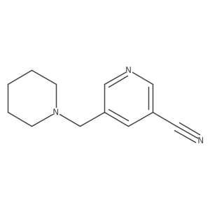 5-[(Piperidin-1-yl)methyl]pyridine-3-carbonitrile结构式