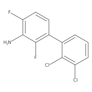 3-(2,3-Dichlorophenyl)-2,6-difluoroaniline结构式