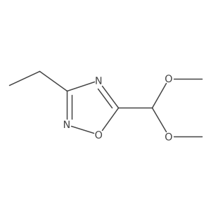 5-(Dimethoxymethyl)-3-ethyl-1,2,4-oxadiazole结构式