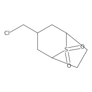 3-(Chloromethyl)-8lambda6-thiabicyclo[3.2.1]octane-8,8-dione Structure