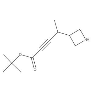 Tert-butyl 4-(azetidin-3-yl)pent-2-ynoate Structure