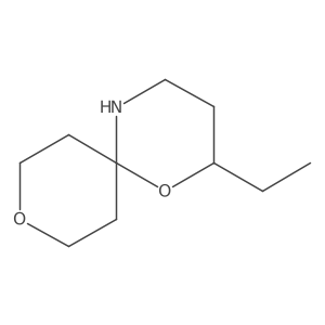 2-Ethyl-1,9-dioxa-5-azaspiro[5.5]undecane Structure
