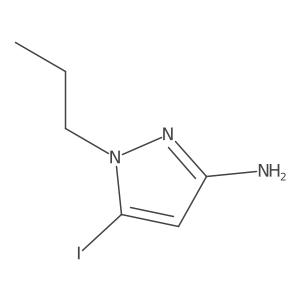 5-iodo-1-propyl-1H-pyrazol-3-amine Structure