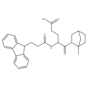 4-({[(9H-fluoren-9-yl)methoxy]carbonyl}amino)-5-{1-methyl-2-azabicyclo[2.2.1]heptan-2-yl}-5-oxopentanoic acid结构式