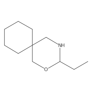 3-Ethyl-2-oxa-4-azaspiro[5.5]undecane Structure