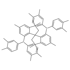 1,1'-[(1R)-2,2',3,3'-Tetrahydro-3,3,3',3',5,5'-hexamethyl-1,1'-spirobi[1H-indene]-7,7'-diyl]bis[1,1-bis(3,4-dimethylphenyl)phosphine] Structure