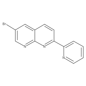 6-Bromo-2-(pyridin-2-yl)-1,8-naphthyridine结构式