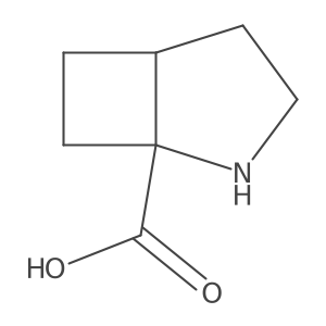 rac-(1R,5R)-2-azabicyclo[3.2.0]heptane-1-carboxylic acid结构式