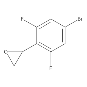(2R)-2-(4-bromo-2,6-difluorophenyl)oxirane Structure