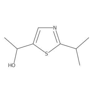 (1R)-1-[2-(propan-2-yl)-1,3-thiazol-5-yl]ethan-1-ol Structure