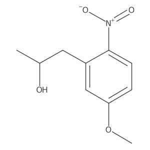 (2S)-1-(5-methoxy-2-nitrophenyl)propan-2-ol结构式