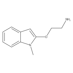 2-[(1-methyl-1H-indol-2-yl)oxy]ethan-1-amine结构式