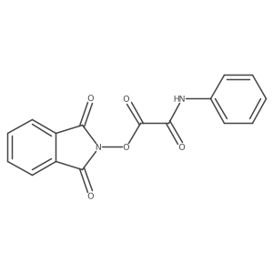 1,3-dioxo-2,3-dihydro-1H-isoindol-2-yl (phenylcarbamoyl)formate Structure