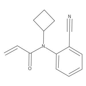 N-(2-Cyanophenyl)-N-cyclobutylprop-2-enamide Structure
