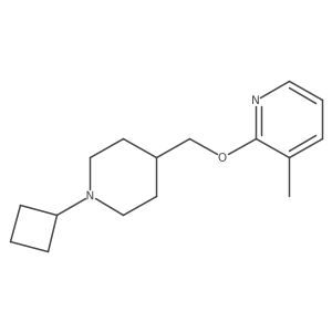2-[(1-Cyclobutylpiperidin-4-yl)methoxy]-3-methylpyridine结构式