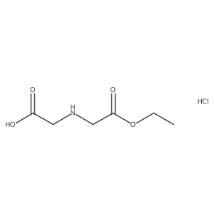 2-[(2-Ethoxy-2-oxoethyl)amino]aceticacidhydrochloride结构式