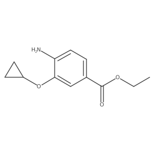 Ethyl 4-amino-3-cyclopropoxybenzoate Structure