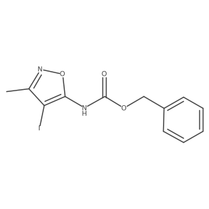 benzyl N-(4-iodo-3-methyl-1,2-oxazol-5-yl)carbamate Structure