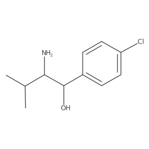 2-Amino-1-(4-chlorophenyl)-3-methylbutan-1-ol Structure