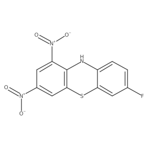 1,3-Dinitro-7-fluorophenothiazine Structure