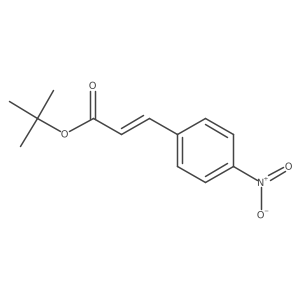 tert-butyl (2E)-3-(4-nitrophenyl)prop-2-enoate结构式