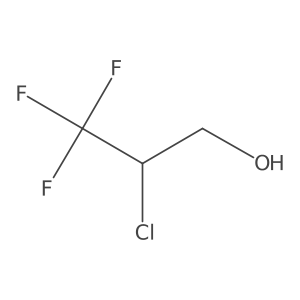 2-Chloro-3,3,3-trifluoro-1-propanol Structure