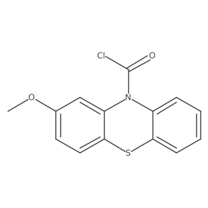 2-methoxy-10H-phenothiazine-10-carbonyl chloride结构式